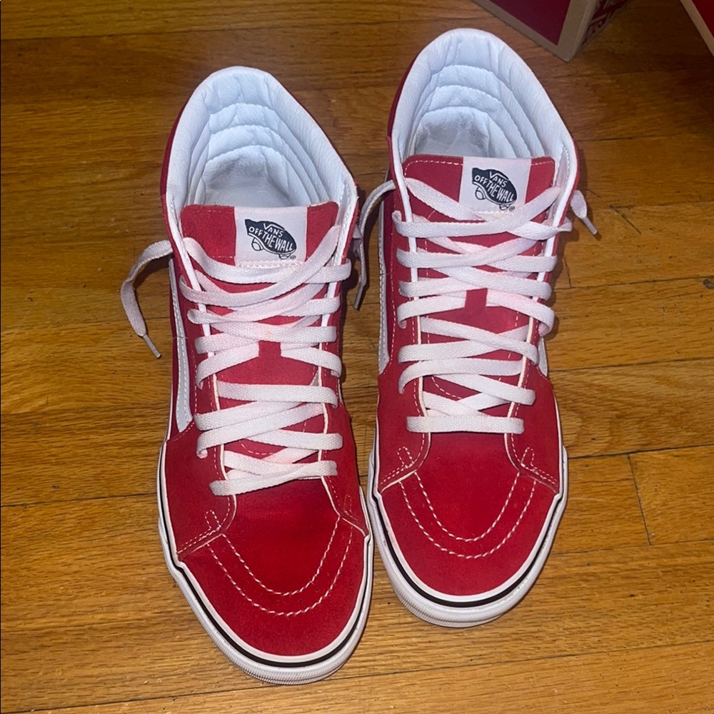 Vans Sk8-Hi Racing Red/True White Sneakers